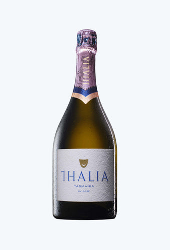 Bottle of Thalia sparkling Rose wine from Tasmania